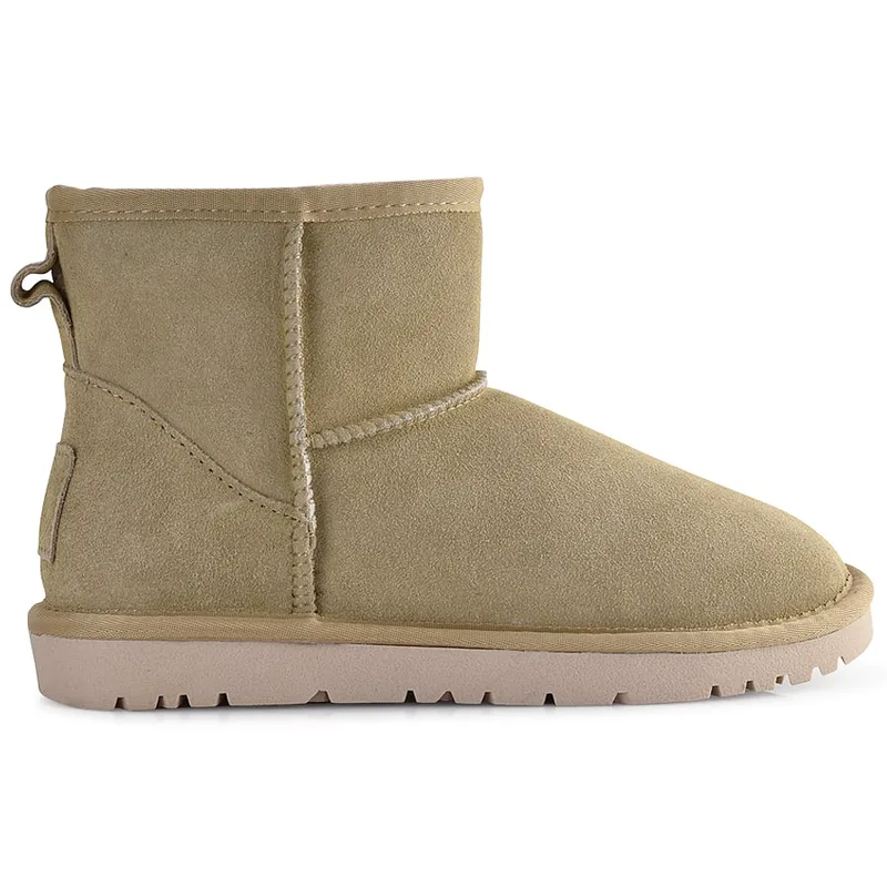 Μπεζ χαμηλό δερμάτινο Australian Boot Kelara K21211