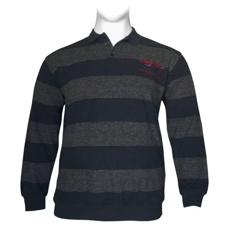 Polo wool feel "Bridge Port" της Polo Pepe με κεντητές λεπτομέρειες - Dark Blue
