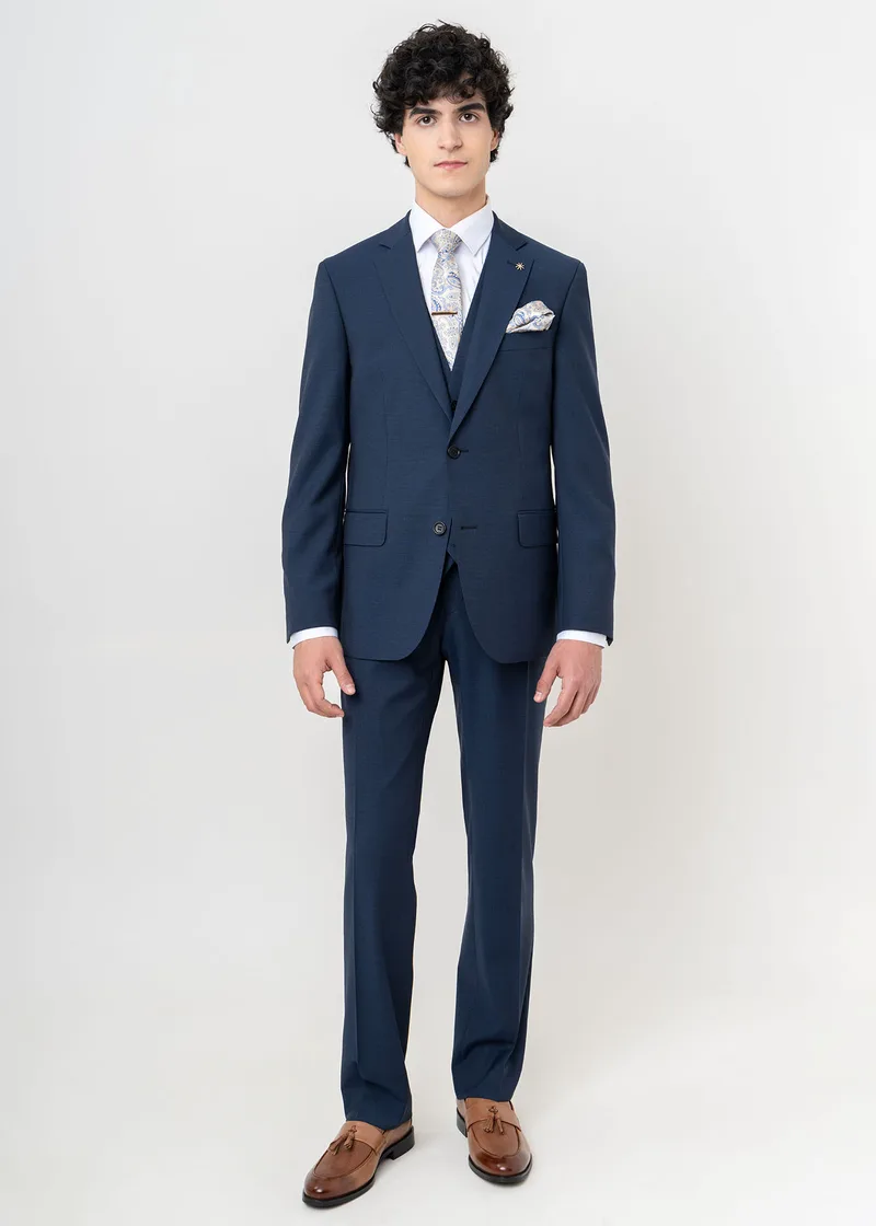 Guy Laroche Κοστούμι της σειράς Check - GLES11127 32030 200 Blue
