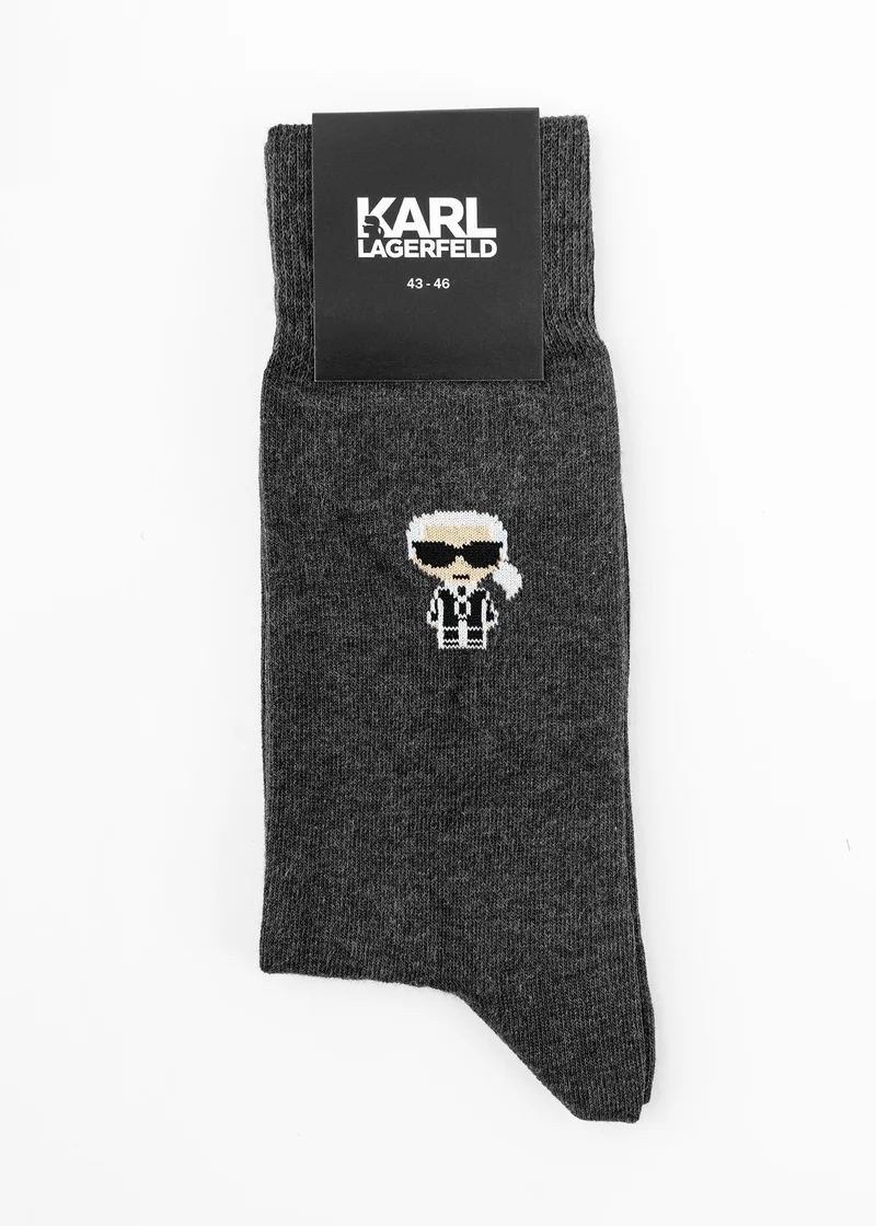 Karl Lagerfeld Κάλτσες της σειράς Socks - 805504 544102 971 Anthracite Melange