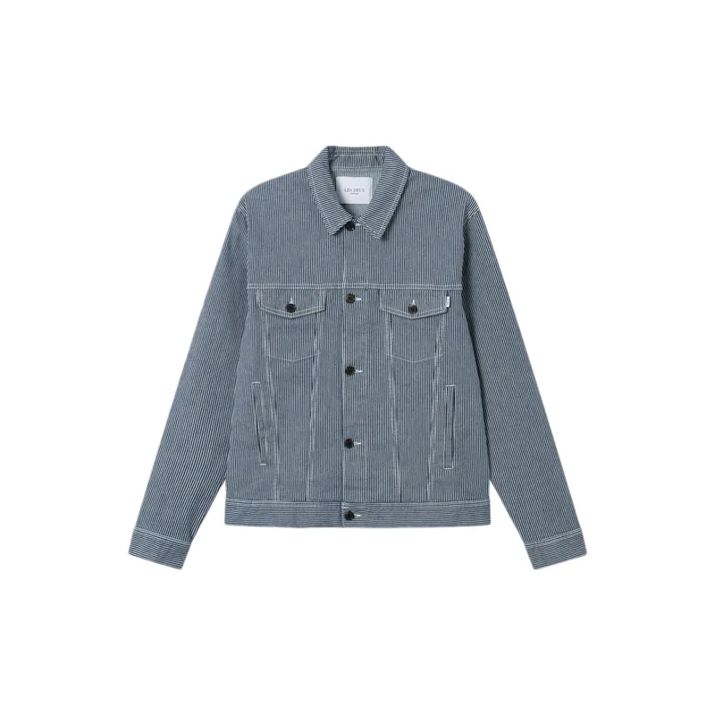 Χοντρό μπουφάν Les Deux NOLA STRIPE JACKET MEN