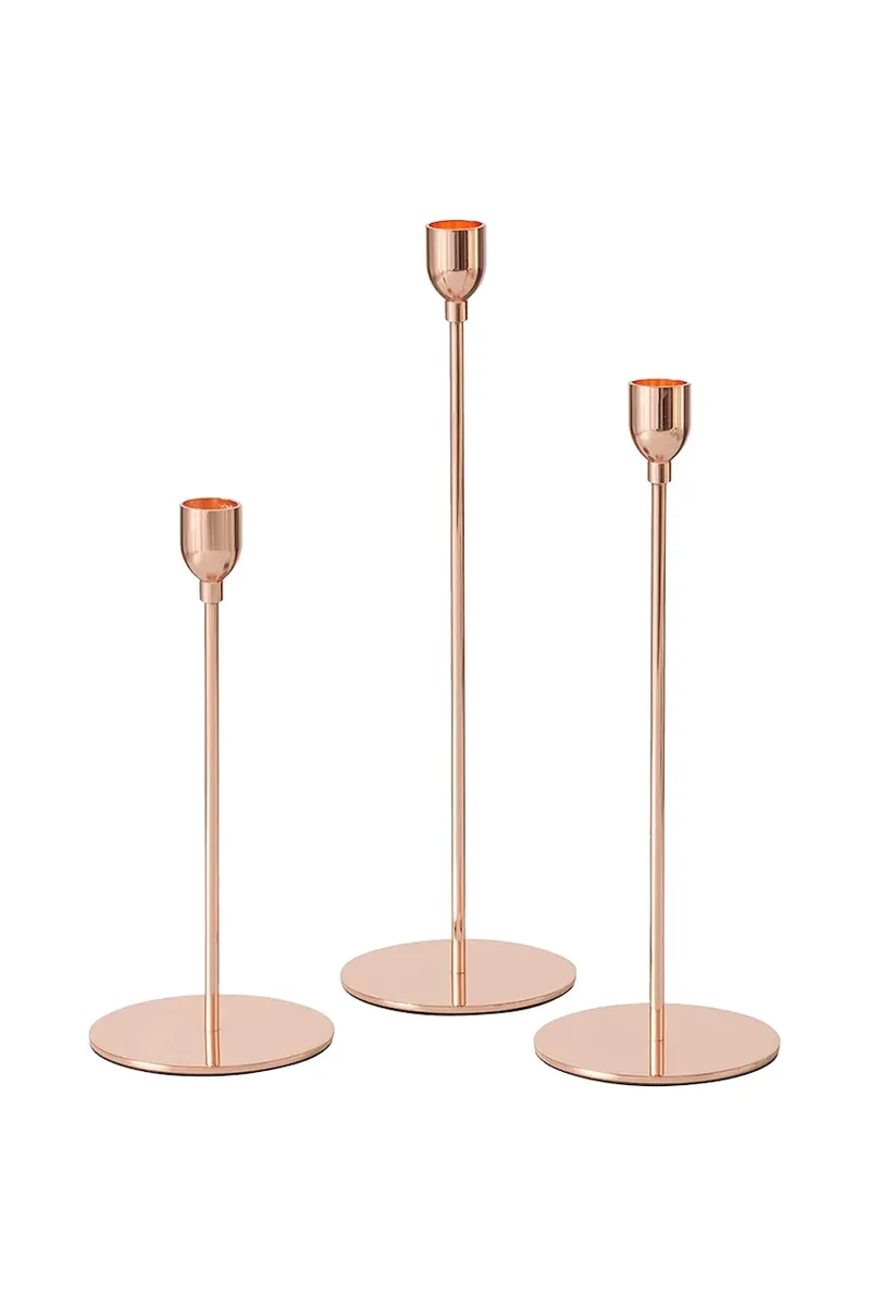 Σετ κηροπήγια Boltze Malte 23 / 27 / 32 cm 3-pack