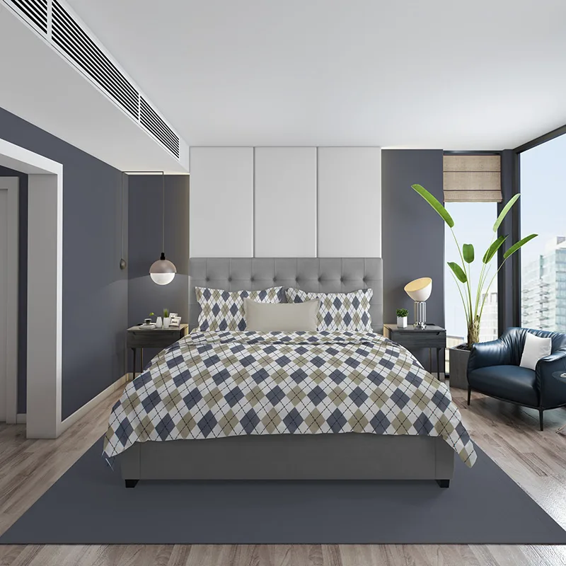 Παπλωματοθήκη Φανελένια Μονή 160X240 Dimcol Diamond 327 (160x240)