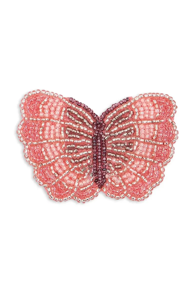 Konges Sløjd τσιμπιδάκι μαλλιών παιδικό BUTTERFLY BEADED HAIR CLIP