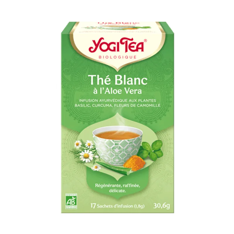 Yogi Tea Organic Aloe Vera White Tea 17 sachets