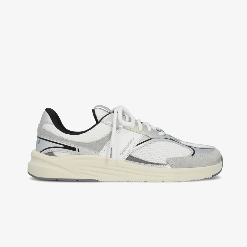 Sneakers Groundies Starlite 2.0 Men White/ Silver/ Black EUR 42