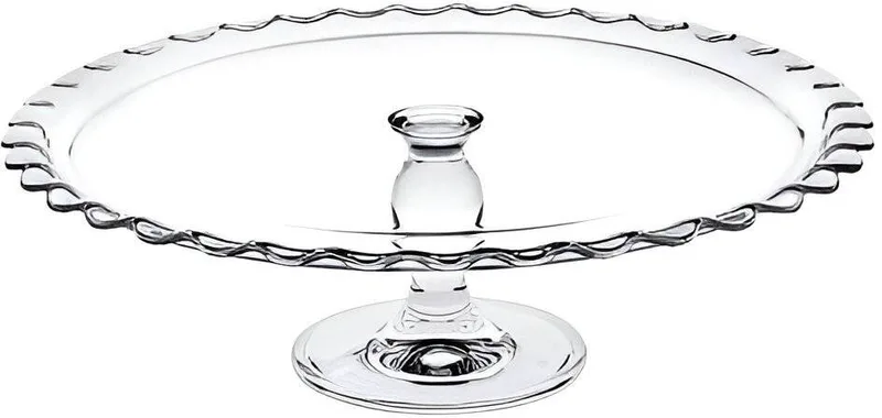 ΠΙΑΤΕΛΑ ESPIEL MAXI PATISSERIE ΓΥΑΛΙΝΗ ΜΕ ΠΟΔΙ (37CM)