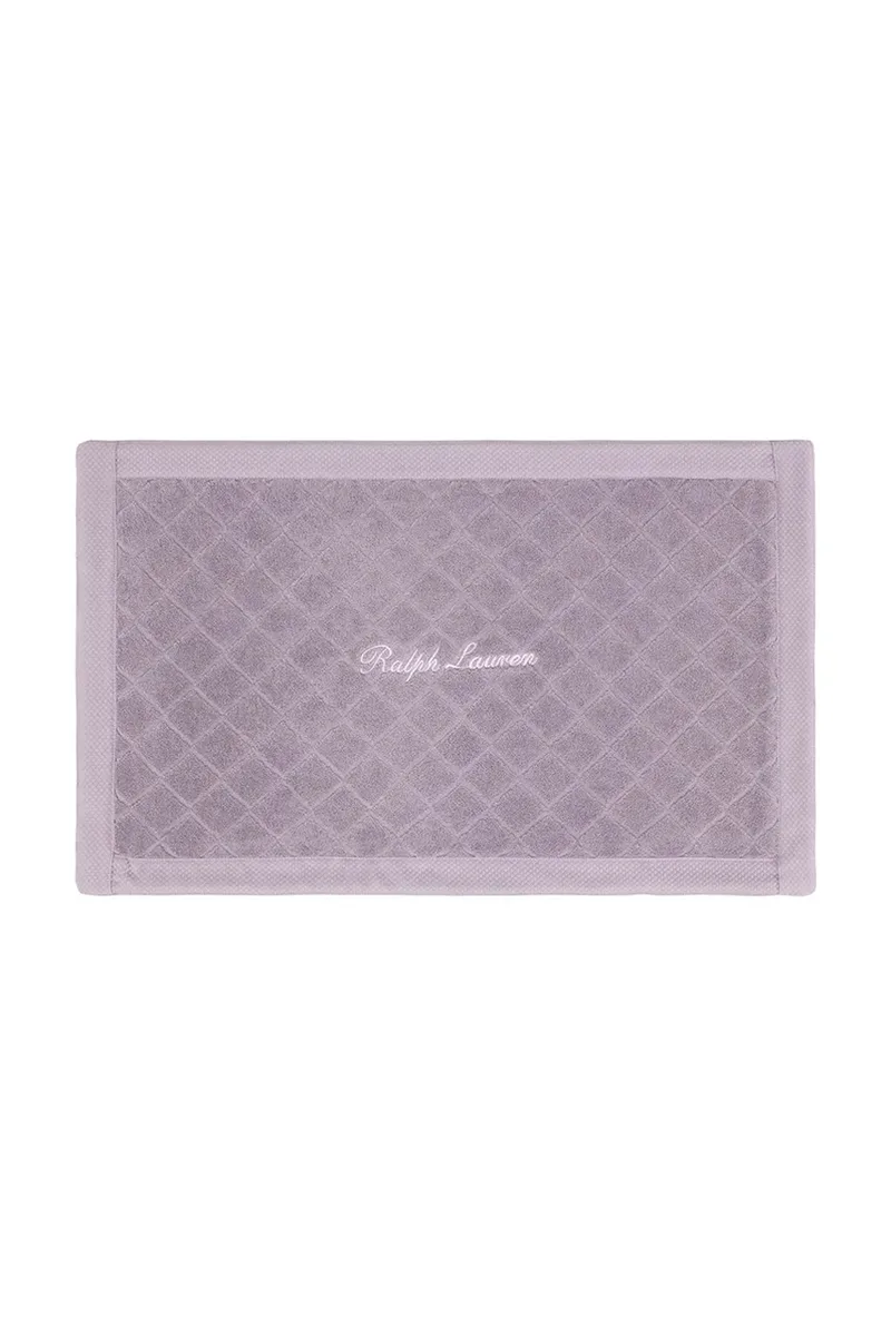 Βαμβακερό χαλάκι μπάνιου Ralph Lauren DULANEY Lilac 50 x 80 cm