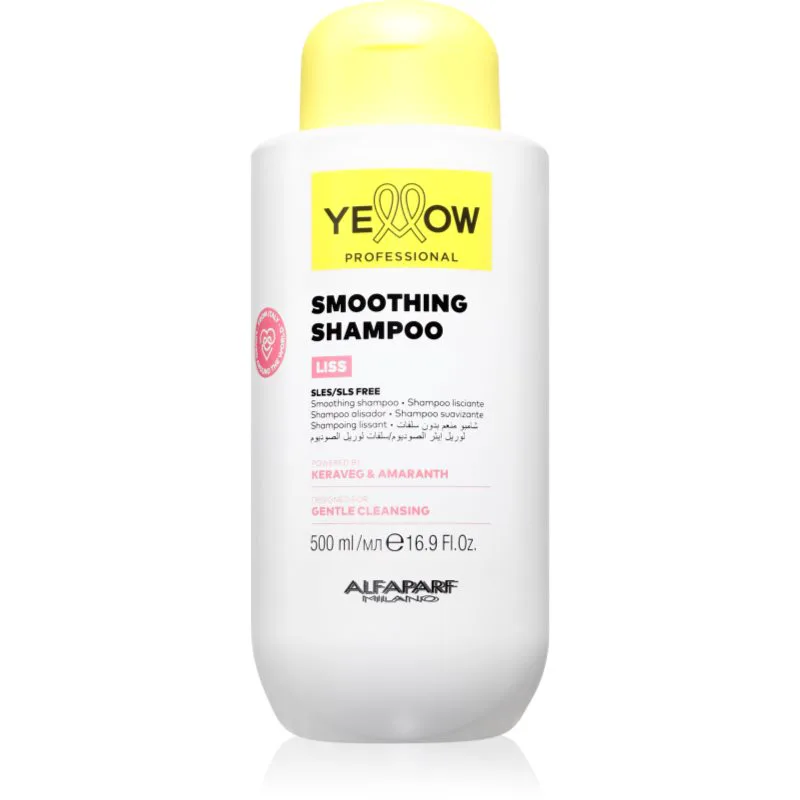 Yellow Professional Liss Smoothing Shampoo σαμπουάν για λείανση και ενυδάτωση μαλλιών 500 ml
