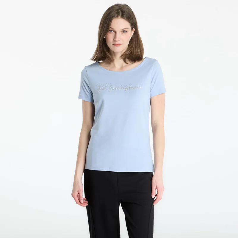 T-shirt EA7 Emporio Armani Train Logo T-Shirt Zen Blue L