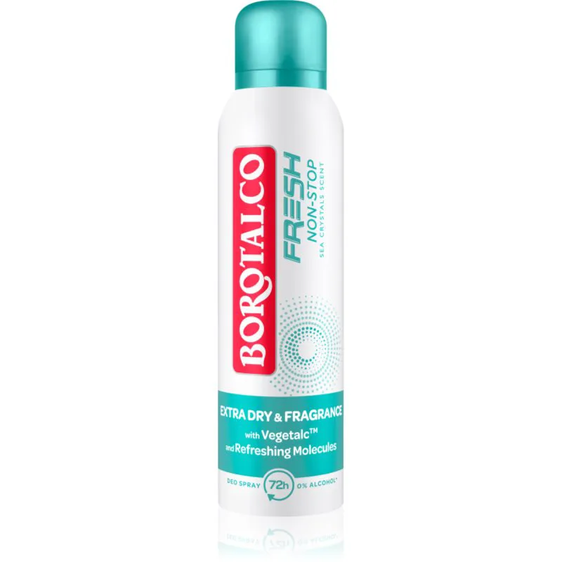 Borotalco Non-Stop Fresh Sea Crystals αποσμητικό σε σπρέι 72 ώρες 150 ml