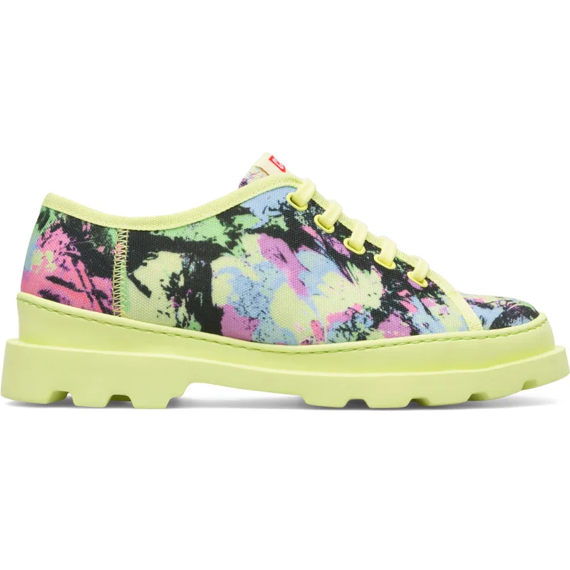 CAMPER Brutus - Casual παπούτσια Για Γυναικεία - Μπλε,Κίτρινο,Μαύρο, Μέγεθος 41, Cotton fabric