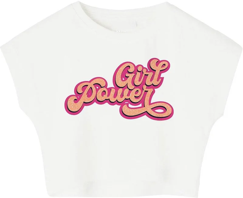 CROP TOP NAME IT 13215042 NMFVILMA ΛΕΥΚΟ (92 CM)-(2 ΕΤΩΝ)