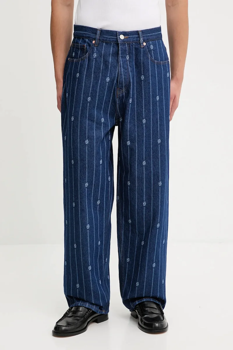 Τζιν παντελόνι Drôle de Monsieur Le Jean Baggy Monogramme