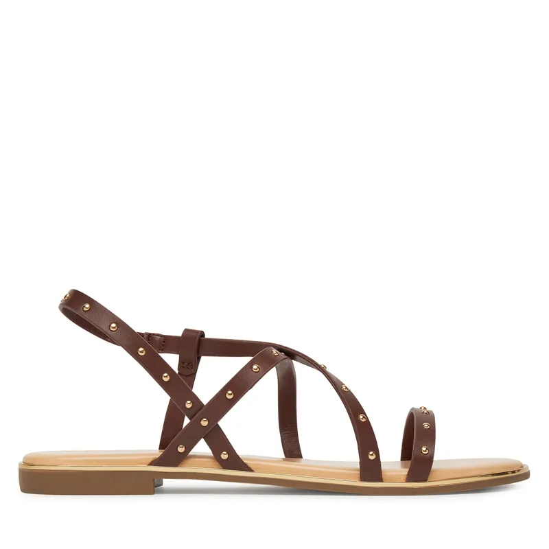 Σανδάλια ONLY Shoes Onlmari-4 Pu Studs 15342339 Καφέ