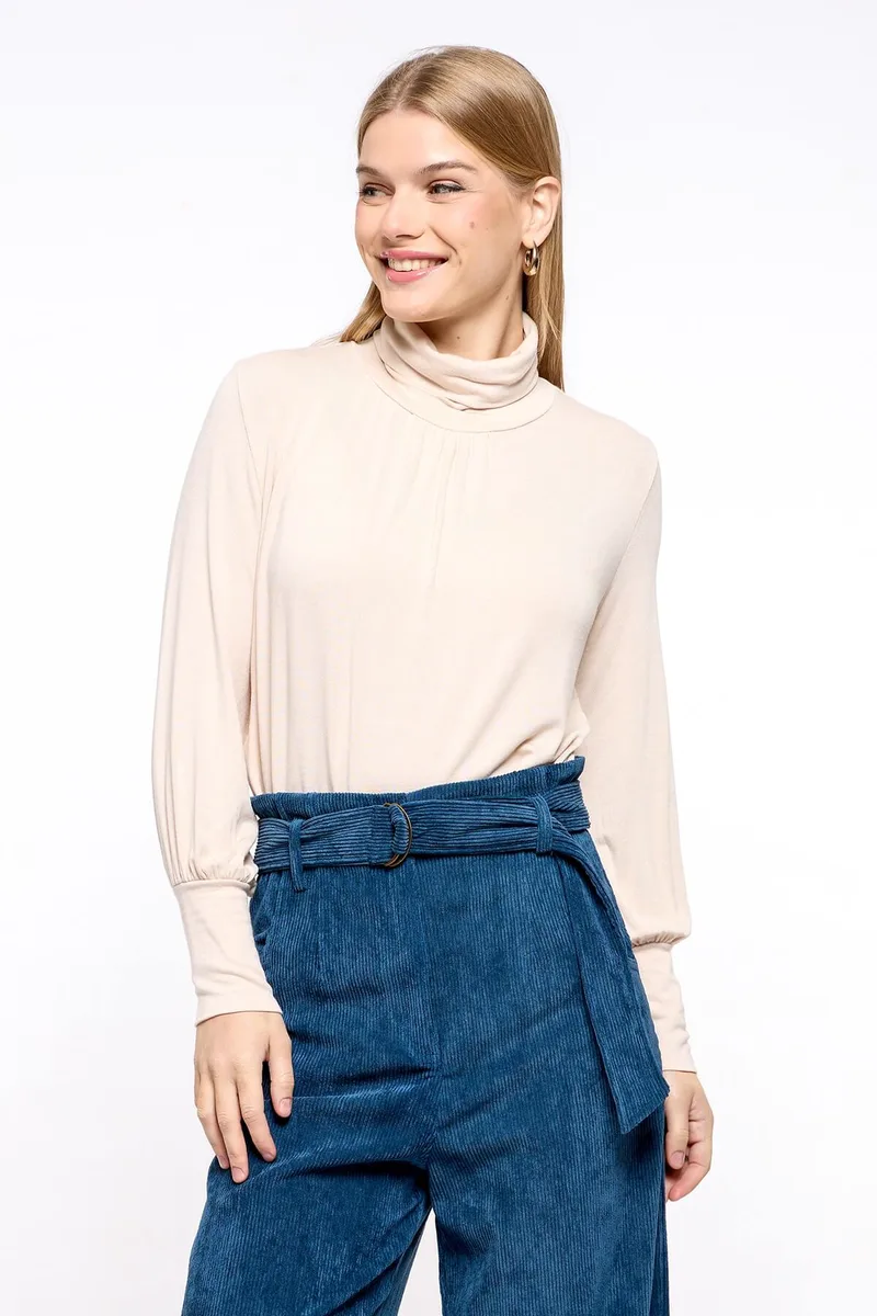 ΜΠΛΟΥΖΑ ΠΛΕΚΤΗ ΜΟΝΟΧΡΩΜΗ ΖΙΒΑΓΚΟ ΕΚΡΟΥ ΕΚΡΟΥ