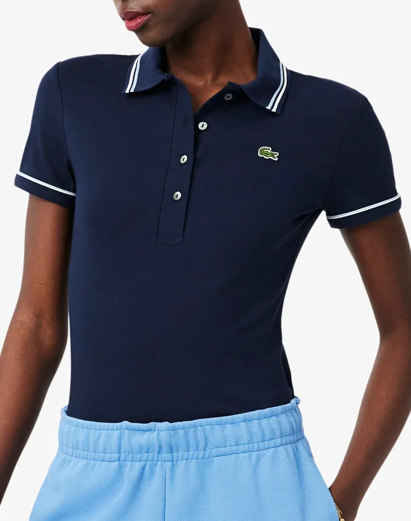 LACOSTE ΜΠΛΟΥΖΑ ΠΟΛΟ ΚΜ POLO SS 3DF5284-3UI NavyBlue