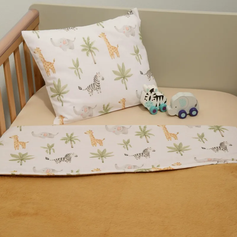 Minky ΝEW Κουβέρτα Κούνιας Διπλής Όψης 100x150 Des -424 Oliver Baby