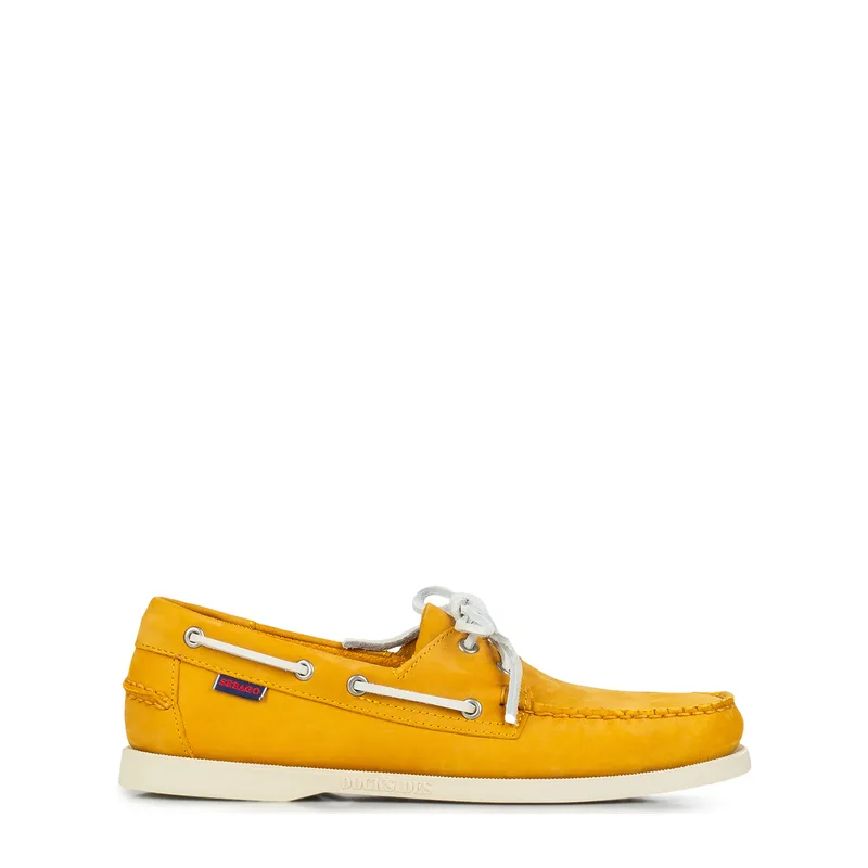 Boat ανδρικά Sebago Κίτρινο L7000GA0-A9BR Docksides Portland Nubuck 252