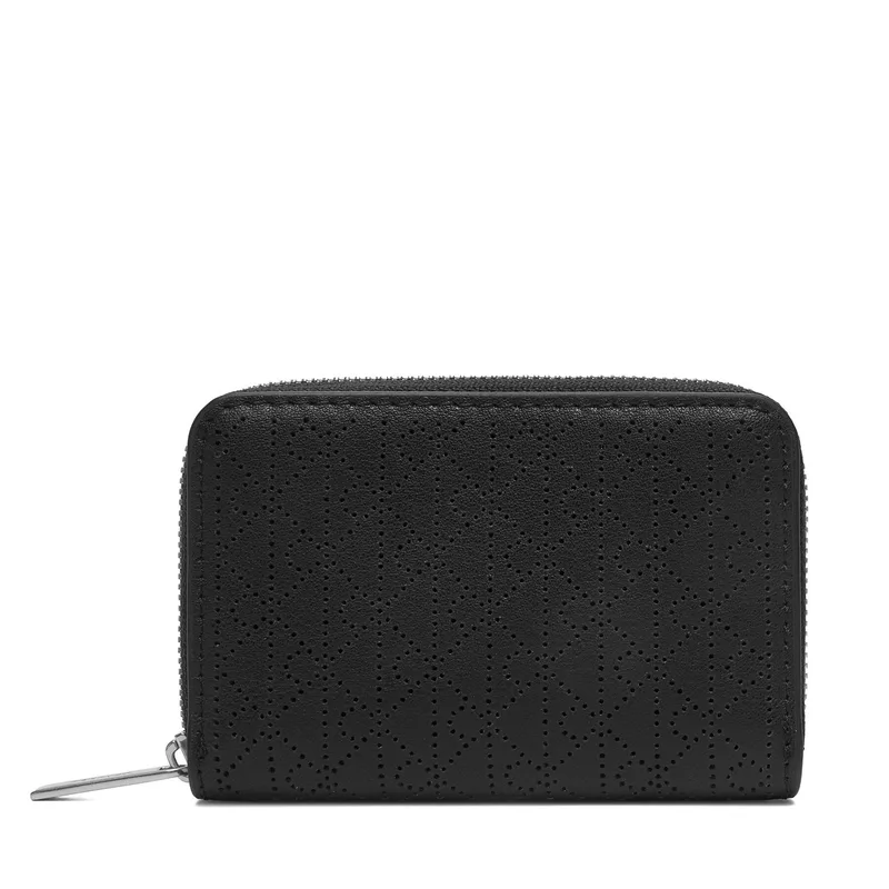 Πορτοφόλι Calvin Klein Emblem Aop Perfor Sm Zip Around LV04F1152G Μαύρο