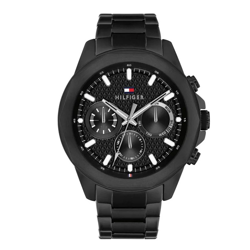 TOMMY HILFIGER Casual Black Stainless Steel Bracelet 1710653