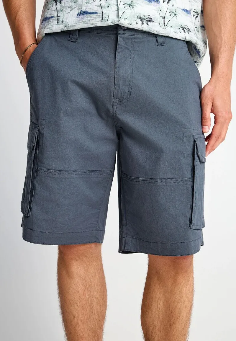 Funky Buddha Ανδρική Cargo Βερμούδα FBM013-030-03 Μπλέ