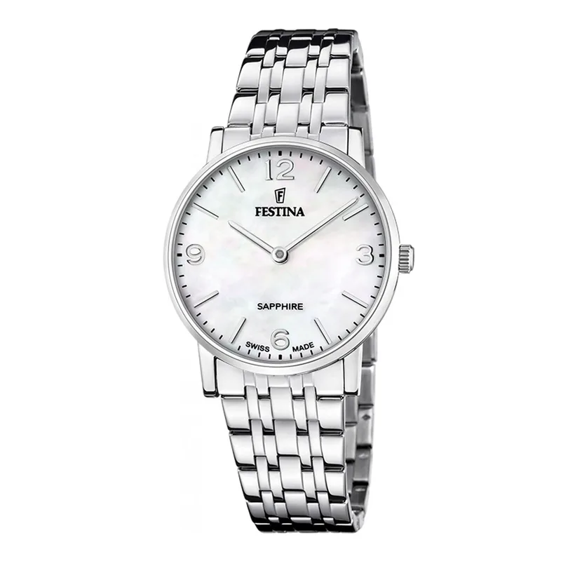 FESTINA Swiss Made Silver Stainless Steel Bracelet F20047/2