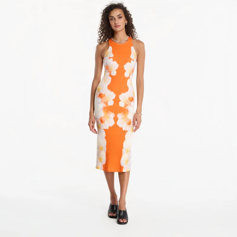 Φόρεμα Desigual Vest Jasmine Πορτοκαλί M