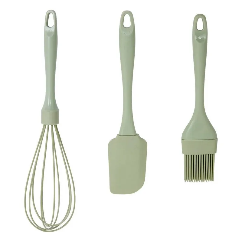 5Five Σετ Ζαχαροπλαστικής Σιλικόνης 3Τμχ. Pastel Green