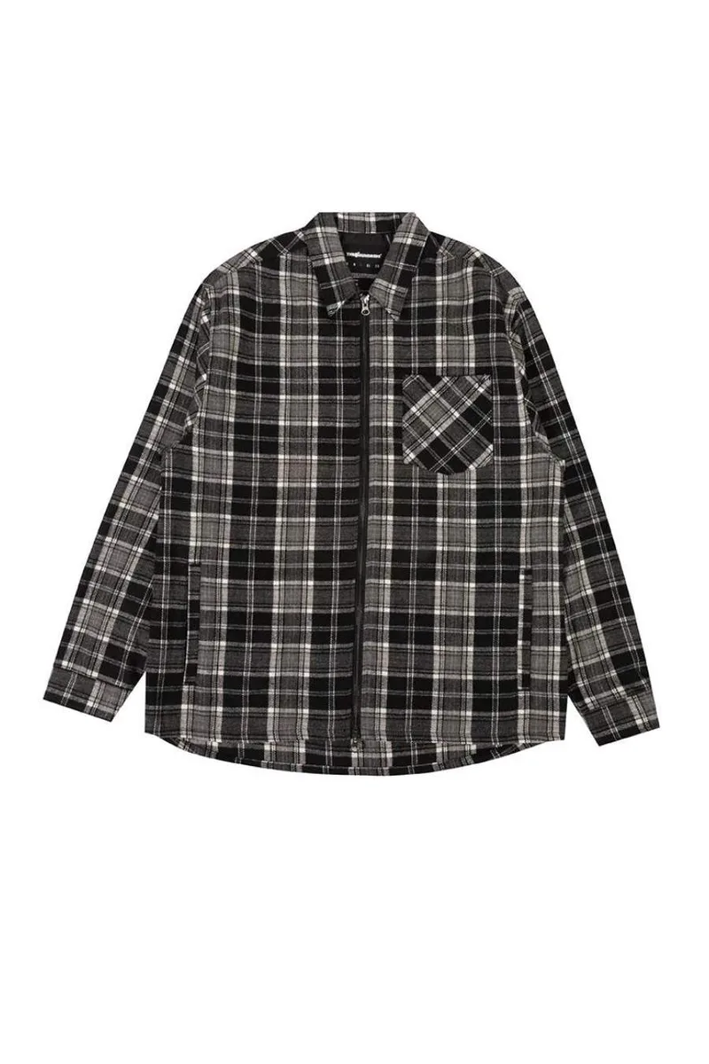 THE HUNDREDS overshirt Alma LS Woven - Μαύρο-T24F108011-BLACK