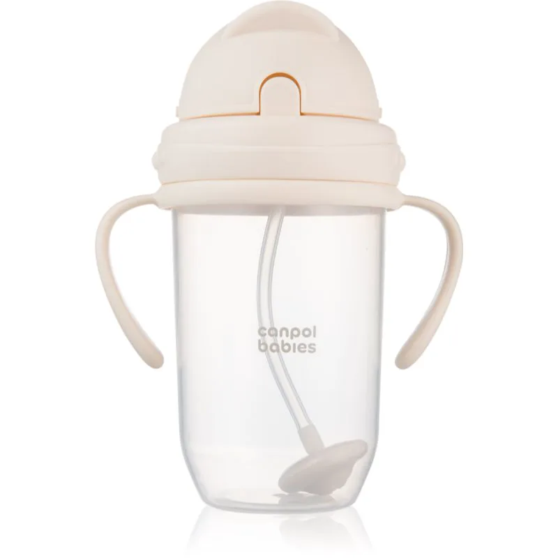 Canpol babies Cup κύπελλο με βάρος Nude 6m+ 270 ml