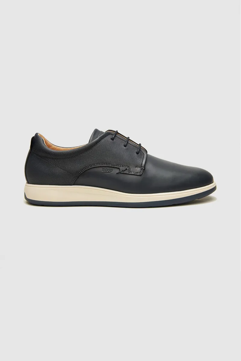 Boss Shoes ανδρικά δερμάτινα παπούτσια oxford casual - ZA267