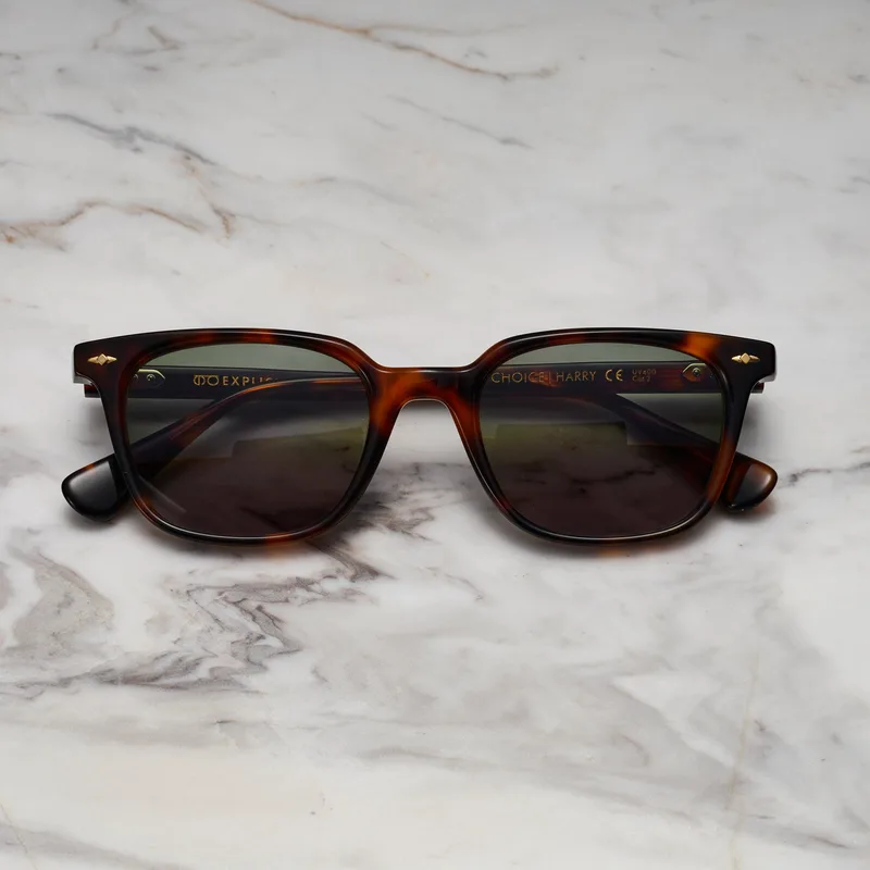 HARRY A2EP6 - HARRY - TORTOISE - GREEN Sunglasses | Tortoise | Green Shades | Explicit Poets Sunglasses