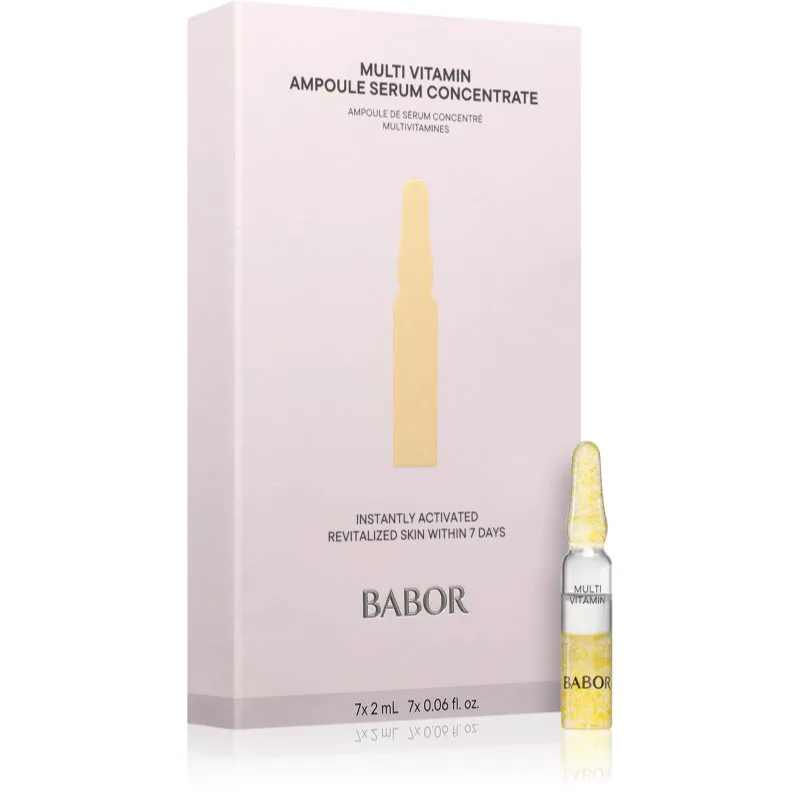 BABOR Ampoule Concentrates Multi Vitamin συμπυκνωμένος ορός για θρέψη και ενυδάτωση 7x2 ml