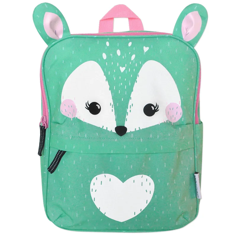 Backpack Everyday 25,4x10,2x30,5εκ. Fiona the Fawn Zoocchini ZOO28104 (Χρώμα: Ροζ) - Zoocchini - ZOO28104