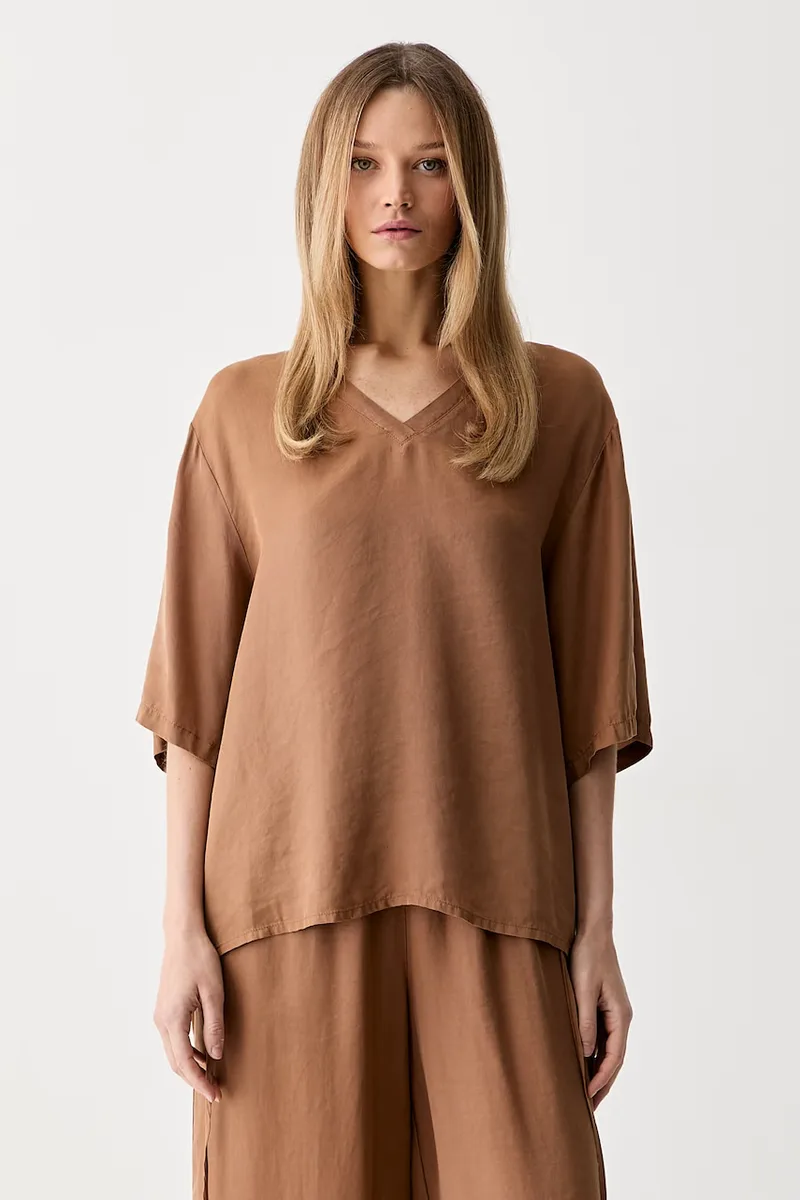 ViCOLO oversize t-shirt γυναικείο από lyocell