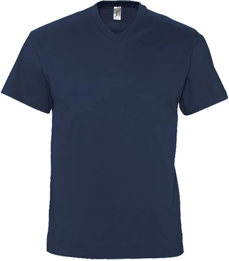 V-Neck T-Shirt Victory SOLS 11150 Navy