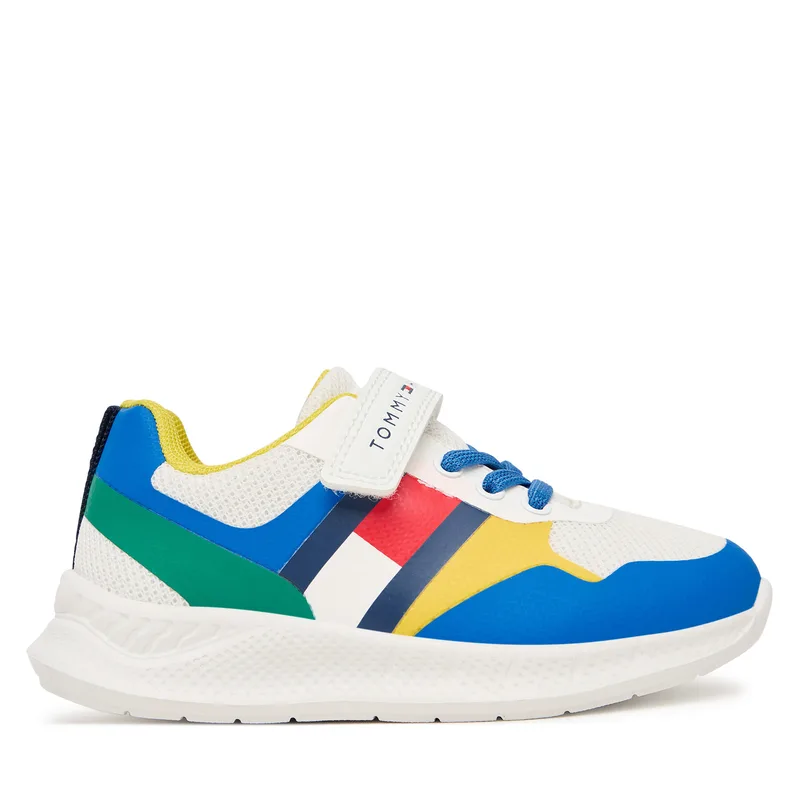 Αθλητικά Tommy Hilfiger Flag Low Cut Lace-Up/Velcro T1X9-34369-1843 M Έγχρωμο