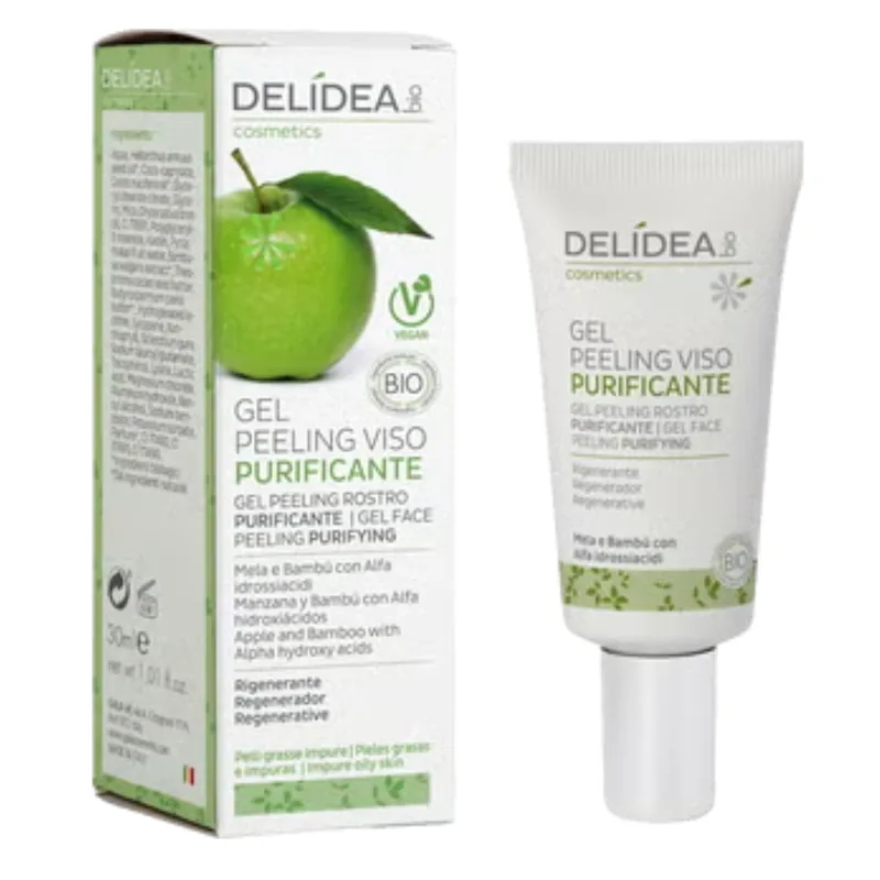 Delidea Apple & Bamboo Purifying Facial Peeling Gel 30 ml