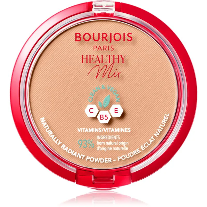 Bourjois Healthy Mix ματ πούδρα για λαμπερή επιδερμίδα απόχρωση 05 Sand 10 γρ