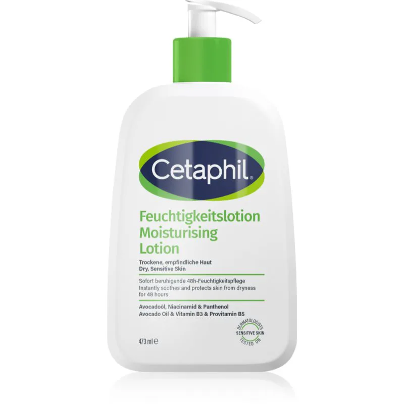 Cetaphil Moisurizing Lotion ενυδατική κρέμα για ξηρό και ευαίαισθητο δέρμα 473 ml
