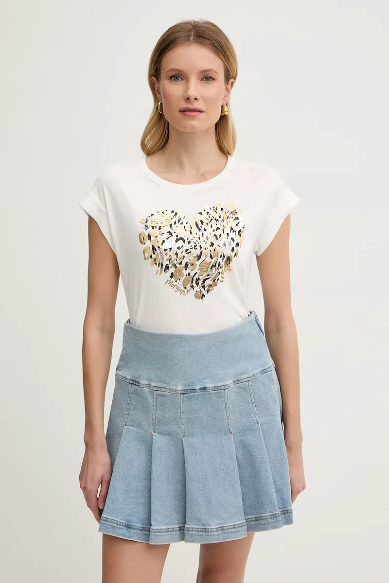 Morgan t-shirt Γυναικείο με βαμβάκι