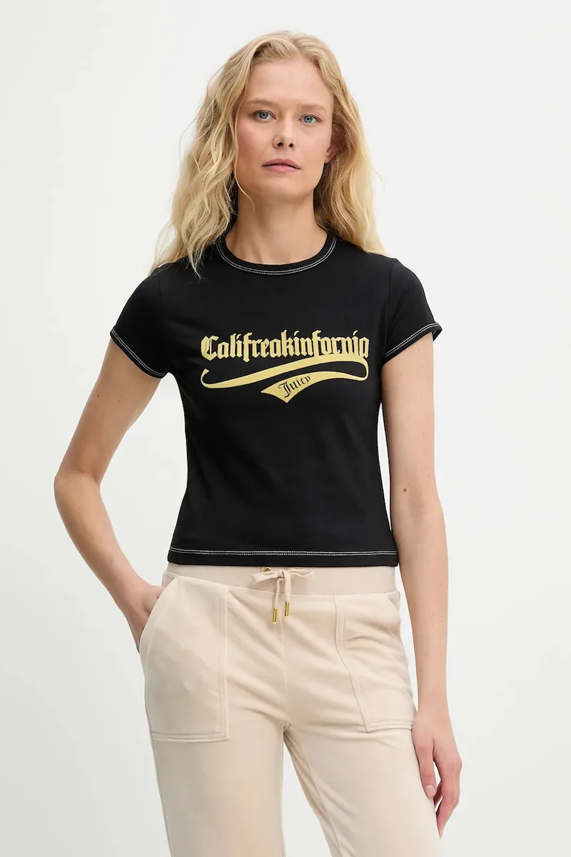 Μπλουζάκι Juicy Couture CALIFREAKINFORNIA BABY T-SHIRT