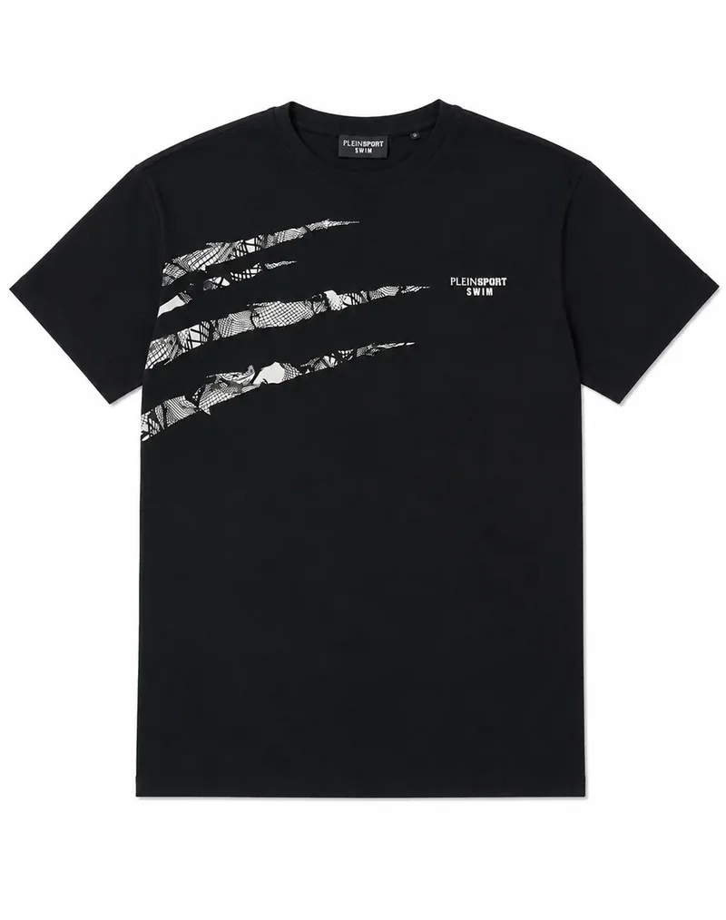 PLEIN SPORT PS26MTS04 SCRATCH ΜΠΛΟΥΖΑΚΙ ΚΟΝΤΟΜΑΝΙΚΟ PLEIN SPORT PS26MTS04-02 Black