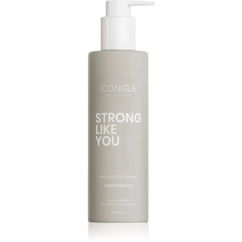 ICONIQUE Professional STRONG LIKE YOU Repair & Strengthening δυναμωτικό μαλακτικό για κατεστραμμένα μαλλιά 250 ml