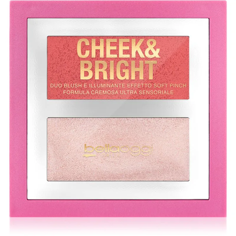 bellaoggi Cheek & Bright ρουζ για φωτεινότητα απόχρωση Posh Rose 5 γρ