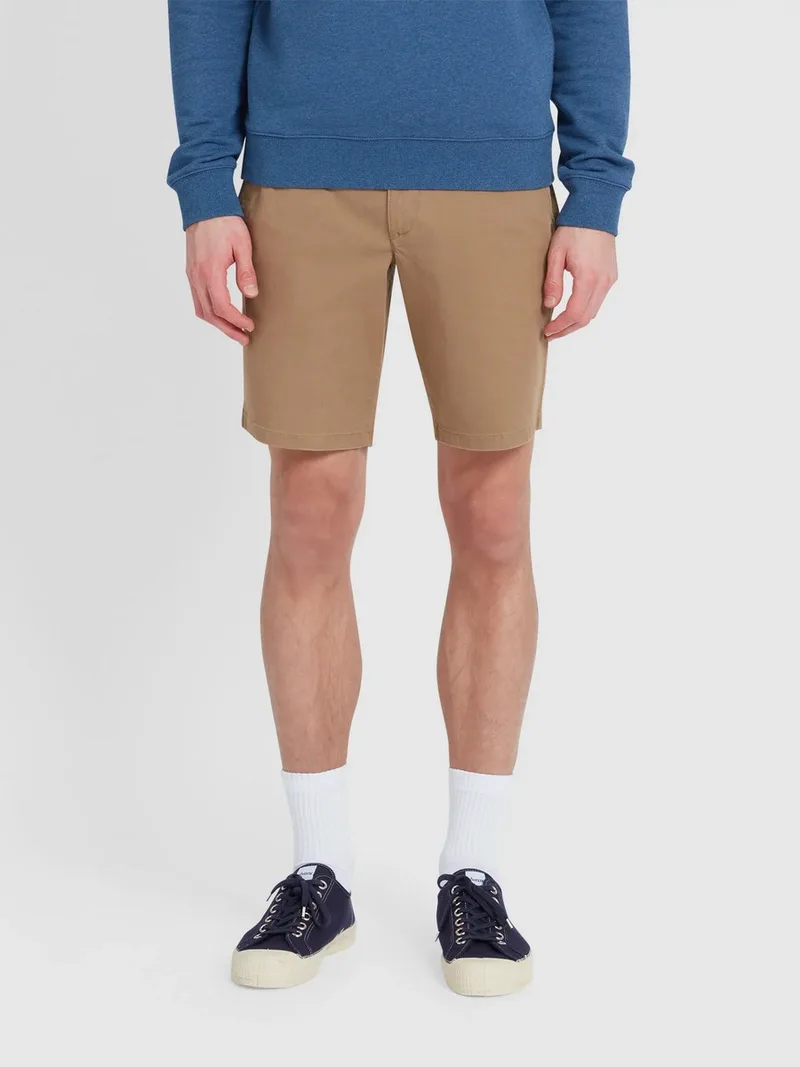Farah Ανδρική Chino Βερμούδα Hawk Βαμβακερή Regular Fit