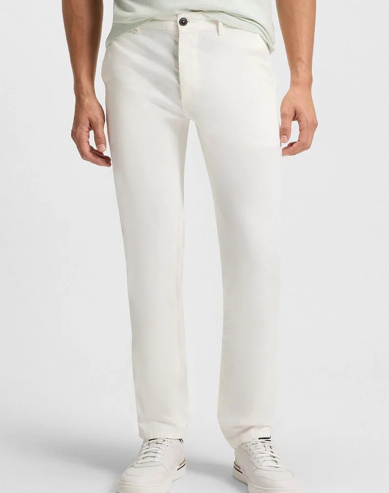 BOSS Chino_slim 10242156 01 50510933-106-106 OffWhite