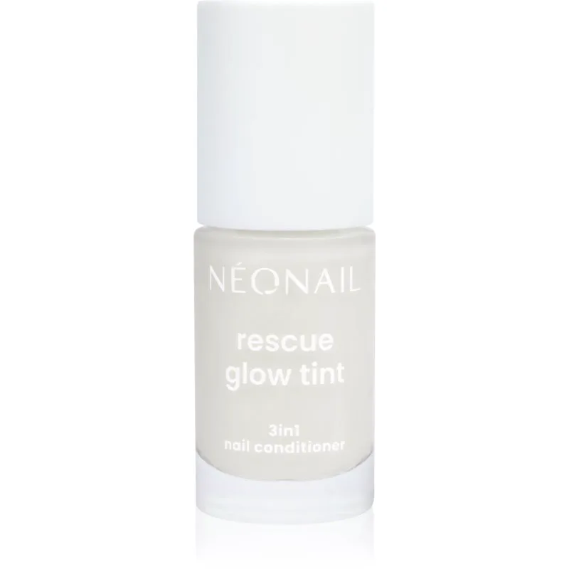 NEONAIL Rescue Glow Tint 3in1 Nail Conditioner περιποιητικό βερνίκι νυχιών απόχρωση Milky White 7.2 ml