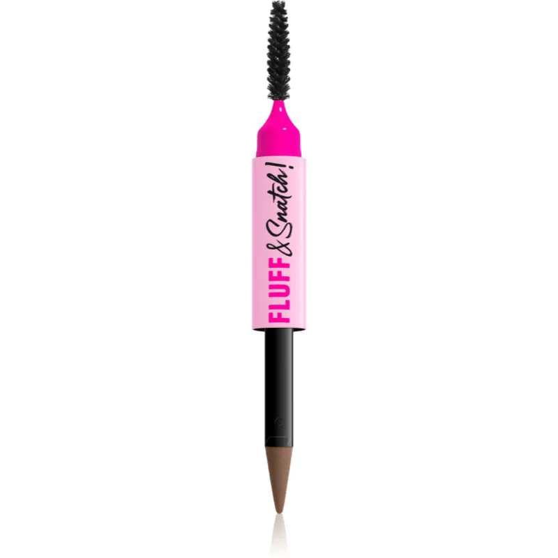 NYX Professional Makeup Fluff & Snatch μολύβι για τα φρύδια με πουδρένιο- αποτέλεσμα απόχρωση Taupe 1 γρ